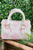 Cream star crossbody mini satchel. BBG25153067 S