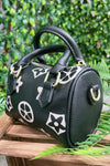 Black star crossbody mini satchel. BBG25153070 S