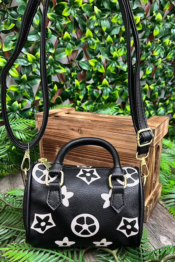Black star crossbody mini satchel. BBG25153070 S