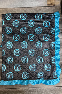  Concho & animal print baby blanket (35" by 35") BKB25153010 M