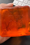Orange Soda squishy sensory Cube. DPB