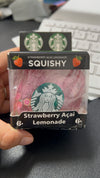 Pink glittery squishy sensory toy. D-CUBE