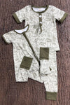 Gone Fishing printed pajamas. BSPO0425-4-JEAN