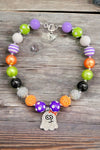 Multi-color bubble necklace & ghost pendant 3PCS/$15.00 ACG40133003002