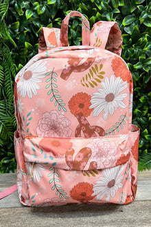  Floral cactus/coral printed Small size backpack. BP-202323-13