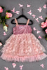 Baby coral butterfly tulle dress. DRG251523020 sol