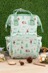 Wild forest printed diaper bag. BBG25153054