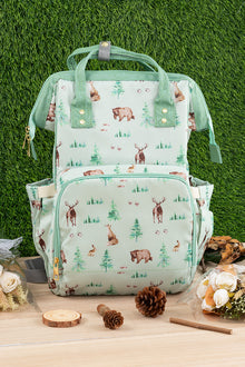  Wild forest printed diaper bag. BBG25153054