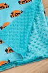 Cruz printed infant baby blanket. (38"by40") BKB65153016 M