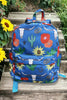 Longhorn cow, cactus, sunflower printed backpack. BP-202323-19