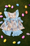 Bluey Easter printed 2 piece set. AMY GSSO011004