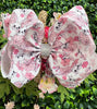 6.5" Double layer hair bows. 4pcs/$10.00 BW-DSG-970