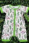 Dino dessert printed baby romper. SR120801-loi