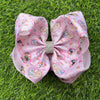 6.5"Fro-zen Character printed hair bows. 4pcs/$10.00. BW-DSG-5078