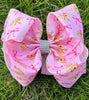 Coquette-Stallion printed double layer hair bows. 4PCS/$10.00 BW-DSG-1038