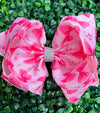 Bow printed double layer hair bows. 4PCS/$10.00 BW-DSG-1043