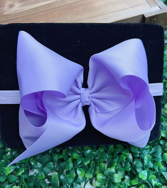 6.5"headband bow! Choose your favorite color.(5PCS/$7.50 HB-2024H2