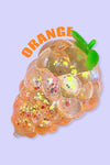 3" Grape Squishy stress toy. #1671-Grape