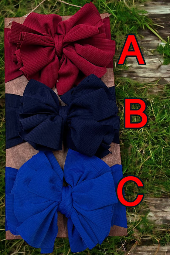 Big tassel printed headbands 3pcs/$10.50 choose your favorite! HB-202341
