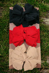 Big tassel printed headbands 3pcs/$10.50 choose your favorite! HB-2055TEX