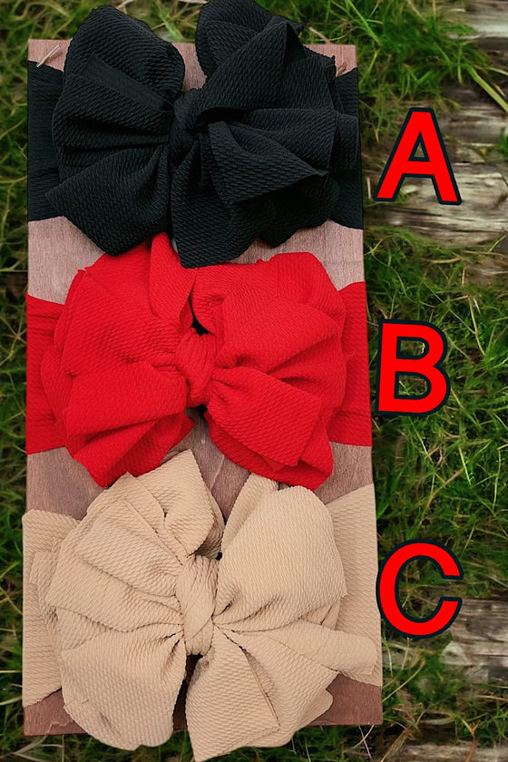 Big tassel printed headbands 3pcs/$10.50 choose your favorite! HB-2055TEX