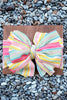 Multi-color stripe printed headbands. 3pcs/$10.50 F-DLH2393K