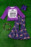Purple Hocus Halloween 2 piece set. OFG40153071-LOI