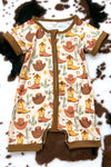 Boys baby zip up western romper. SR030501-jen