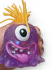 3.5" One eye hairy monster squishy stress toy. ACG61833
