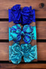 Metallic Big tassel printed headbands 2pcs/$10.00 HB30M-2