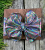 Metallic Big tassel printed headbands 2pcs/$10.00 HB30M-3