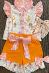 (WESTERN) Tayl*r Sw*ft printed girls 2 piece set. OFG50624 Jean