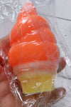 3" Creamy Smooth Squish! Sticky Squishy tie dye ice-cream stress toy.