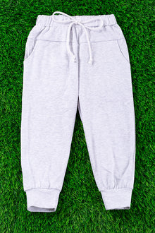  LT. gray w/drawstring jogger pants. PNB25133003-AMY