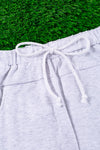 LT. gray w/drawstring jogger pants. PNB25133003-AMY