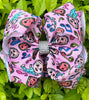 Character printed double layer hair bows. 4pcs/$10.00