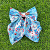 5"X 6" Stit** printed coquette bow. 6PCS/$15.00 BW-DSG-10I