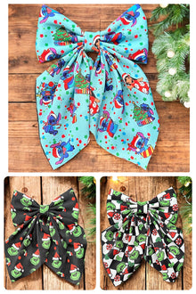  5" X 6" Coquette Christmas character bows. 6PCS/$15.00