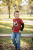 Cow applique long sleeve boys shirt. LC-TP-2110696-jean