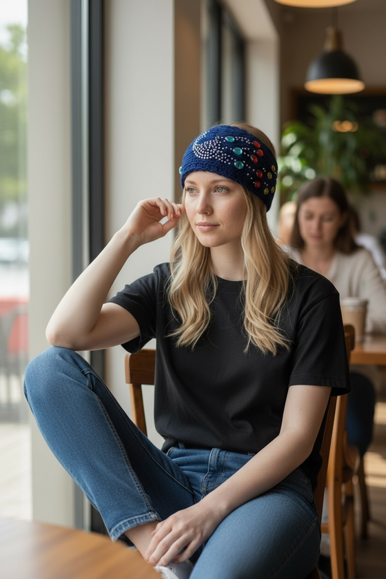 Women rhinestone ear warmer. 6PCS/$7.99