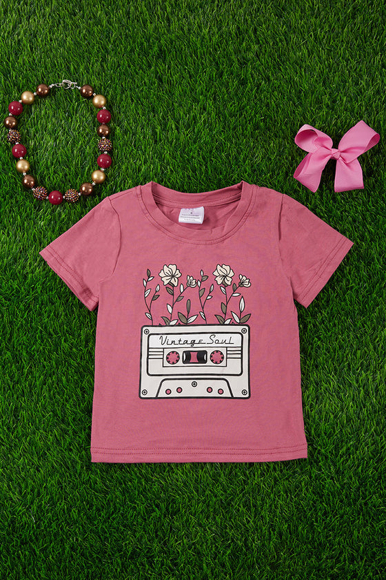 WOMEN CAMEO CASSETTE PRINTED TEE. TPW251123012-AMY