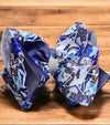 Cowboys printed double layer hair bows w/ rhinestones. 4pcs/$10.00 bw-dsg-941