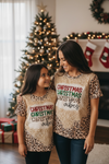 MOM CHRISTMAS VIBES" MOMMY & ME MULTI PRINTED TEE SHIRTS.  TPG501522022