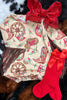 Wagon wheel printed baby romper with fringe. TT-202323-AMY