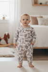 Cute wilderness printed pajama set. BLP080709-JEA