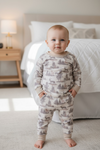 Cute wilderness printed pajama set. BLP080709-JEA