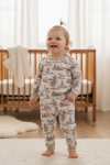 Cute wilderness printed pajama set. BLP080709-JEA