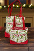 Mommy & Me Christmas Canva printed totes.