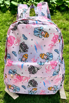  Princess printed Medium size backpack. BP-2023k