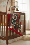 32" x 32" Wild & Free boys baby blanket. BL073003-32*32inches